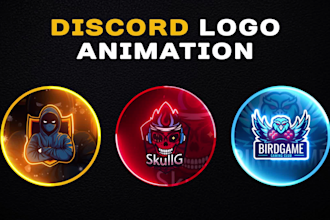 design animated discord, fivem server logo and banner