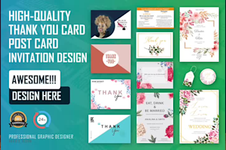 design amazon thank you card, product insert, package insert