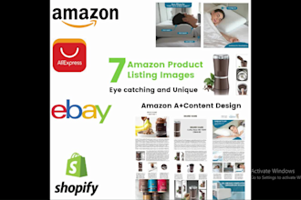 design professional graphics for amazon product listing images