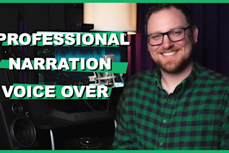 record a pro narration or elearning voice over