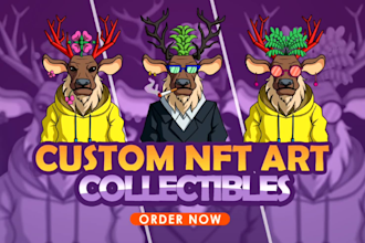 make unique characters for your nft art collection