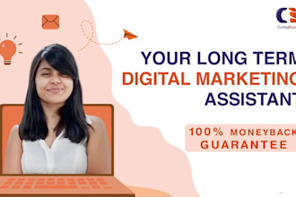 be your expert digital marketing manager and strategist