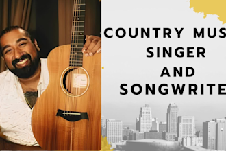 be your acoustic male country singer, songwriter and vocalist