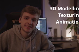 do 3d modeling, texturing, and animation