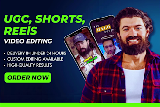 edit ugc or short videos with captions in 24 hours