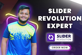 decorate your website with an engrossed banner with slider revolution 6