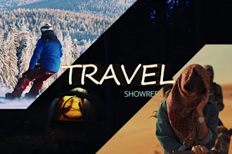 do cinematic travel video editing with storytelling for u