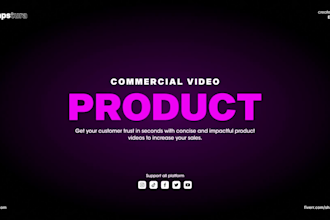 create amazon product video ads with motion graphics