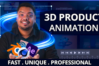 create a unique 3d tech product animation