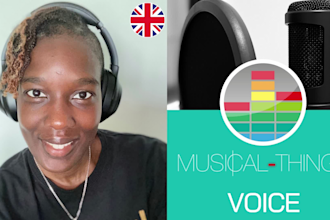record a british female voice over