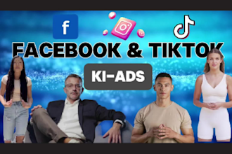 create ai facebook ads and tiktok ads