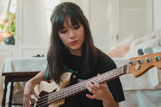 be your bass player and record for your tracks