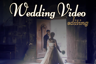 edit wedding videos and convert videos into highlights
