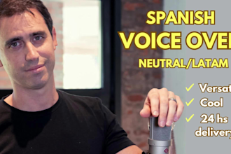 record a professional voice over in latin spanish