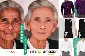 remove wrinkle, product retouch for ecommerce