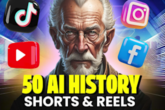 create ai history youtube shorts and instagram reels