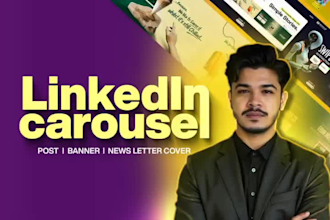 design linkedin carousels on canva or photoshop