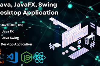 do java console, oop,  javafx, and swing programming projects