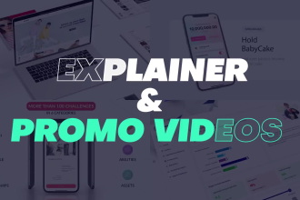 create app promo or app explainer video, website video or software promo