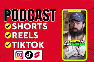 edit podcast into short form video clips