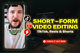 edit your social media short form content video