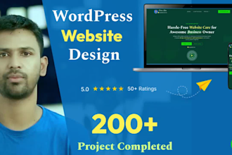 design or redesign a premium wordpress website design with elementor pro