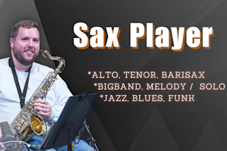be your jazzy saxophone player