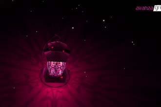 create this beautiful ramadan greeting video for you