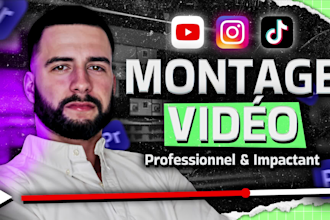 monterai votre vidéo youtube, reels, shorts, interview