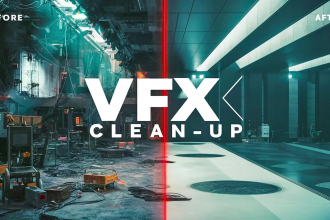 remove unwanted object from video, vfx cleanup and object remove