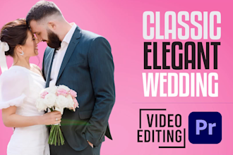 edit elegant documentary chronological wedding trailer teaser highlight film