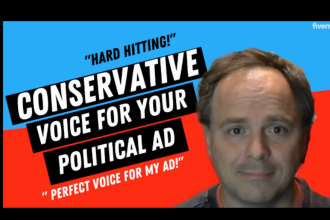 do an american male voice over for your political campaign