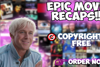 edit movie recap professionally without copyright claim
