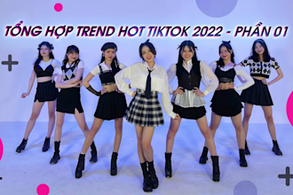 do a choreography tiktok group dance video to your music