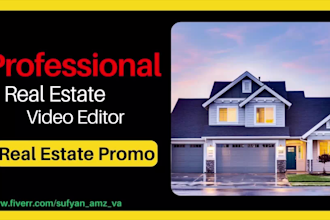do real estate video editing, enhance your property listings