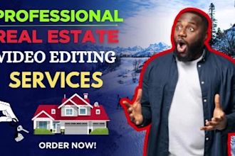 be your real estate video editor, virtual staging, assistant for your property