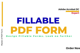 custom fillable forms design and design fillable pdf forms