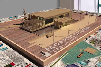 render realistic physical architectural model