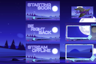 do 2d and 3d animated and static streaming pack