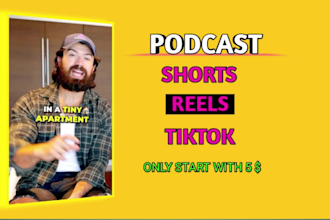 edit your podcast into short form to viral video clips