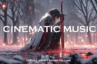 compose cinematic music for your project