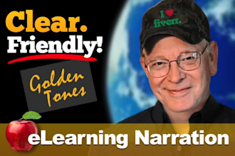 be your american english elearning training educational deep voice over narrator