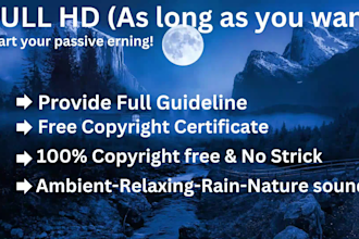create 10 hours rain video real rain video and nature sounds