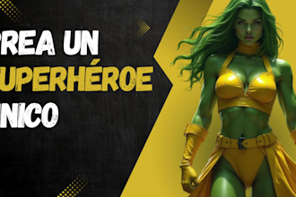 diseñaré tu superheroe personalizado con ia
