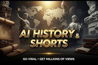 create trending ai ainmation,documentary,history shorts