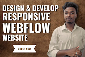 design or develop webflow website, figma to webflow