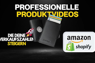 shoot premium product video for amazon  shopify resellers