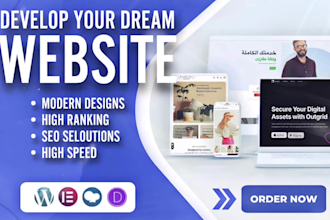 do wordpress website development and web design