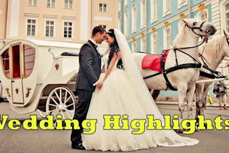 do cinematic wedding video editing