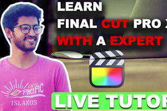 teach you video editing and support in final cut pro